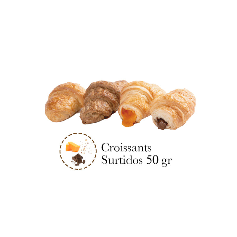 PAQUETE CROISSANTS SURTIDOS X 5 UNIDADES 50 gr