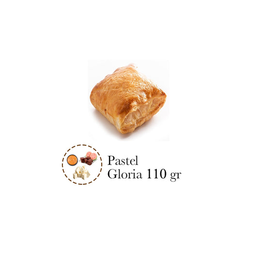 PASTEL HOJALDRADO GLORIA 550 gr X 5 UNIDADES