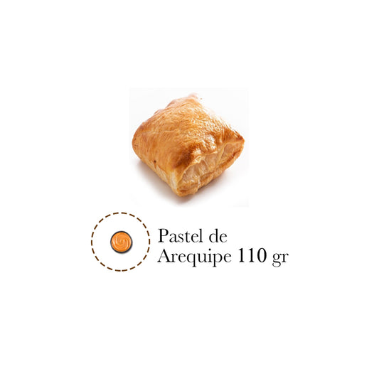 PASTEL HOJALDRADO DE DULCE DE LECHE 440 gr X 4 UNIDADES