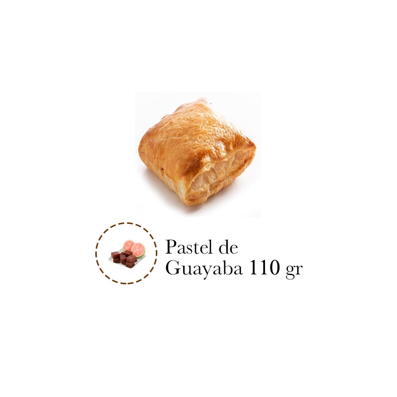 PASTEL HOJALDRADO DE GUAYABA 440 gr  X 4 UNIDADES